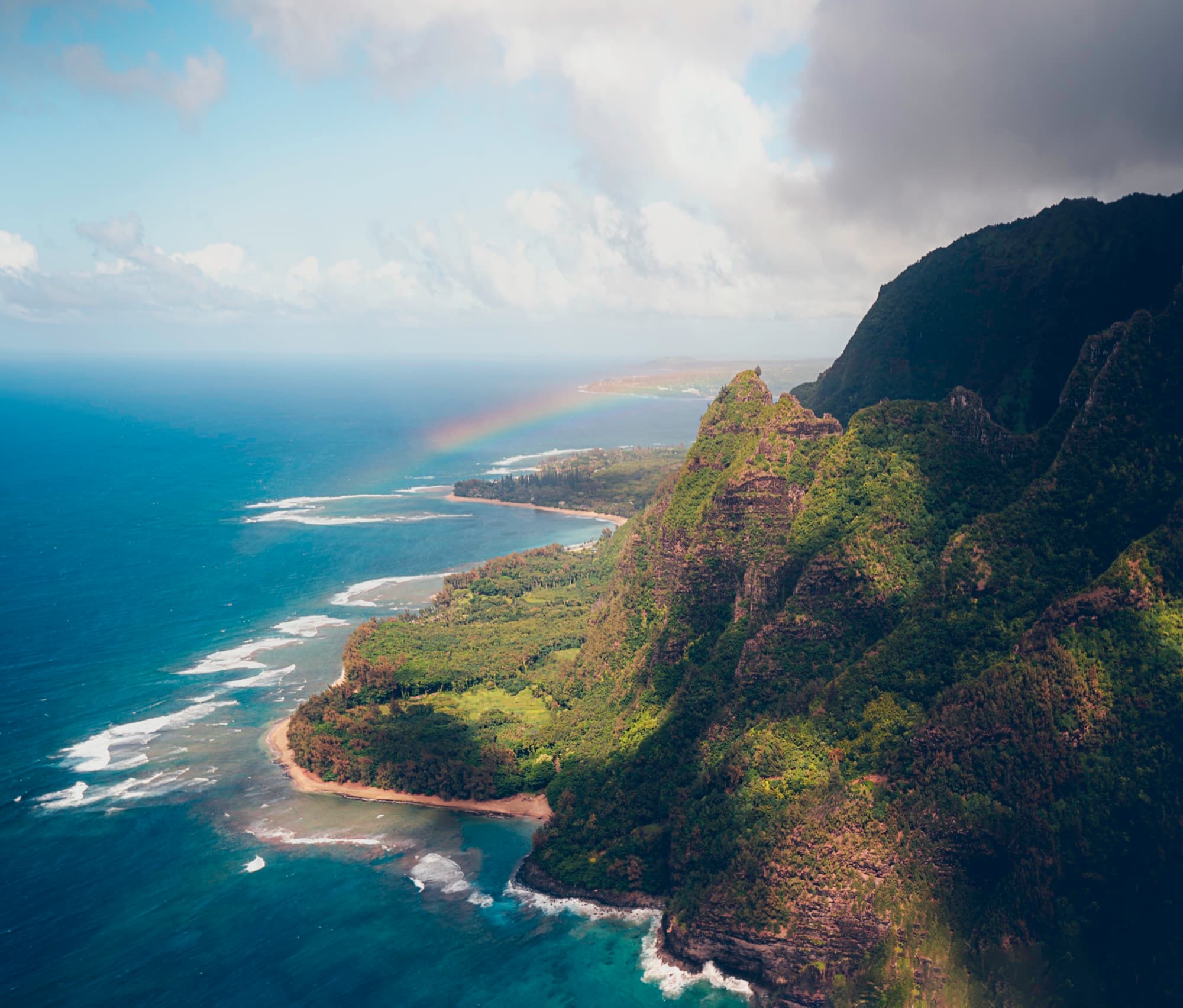 Aerial frame from a Hawaii helicopter shoot.